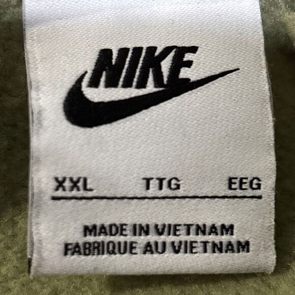 Nike Shoebox Pullover Hoodie Men's XXL Green Drawstring Lifestyle Fleece NWOT - Picture 13 of 15